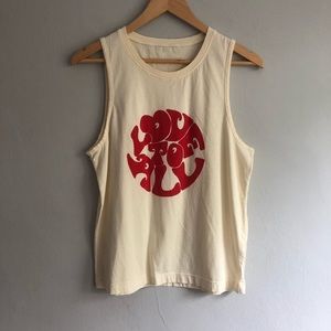 Madewell Love To All Muscle Tank Cream Size Small